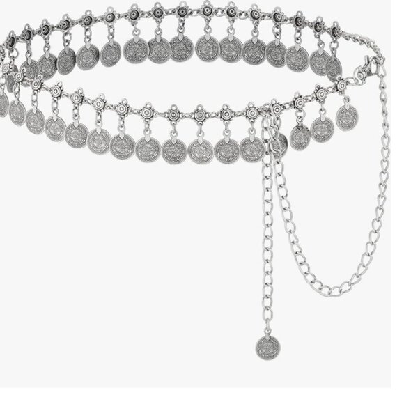 Western Chain Silver Belt - Picture 5 of 7